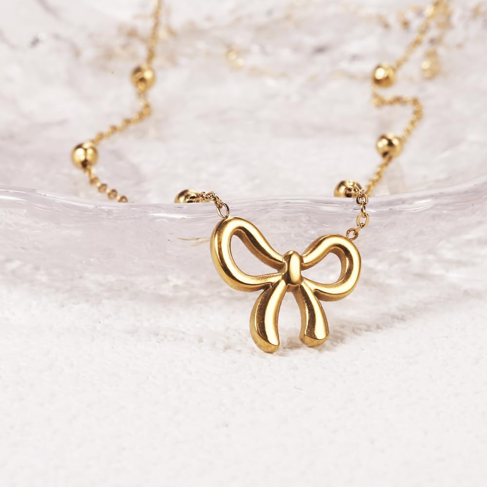 ETERNAL BOW NECKLACE