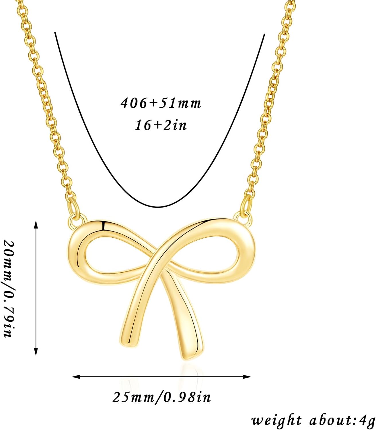 ETERNAL BOW NECKLACE