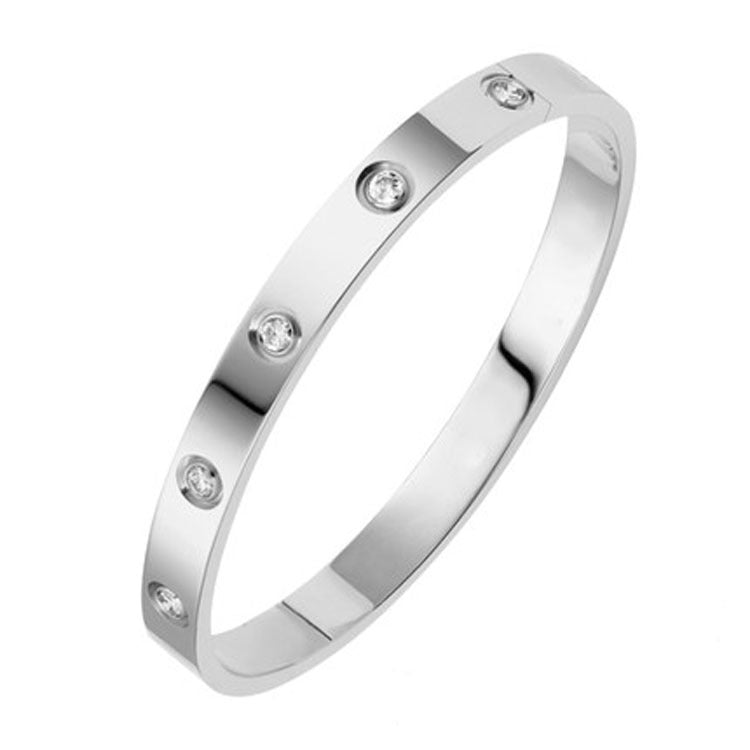 ETERNITY LINK ZIRCONIUM SILVER