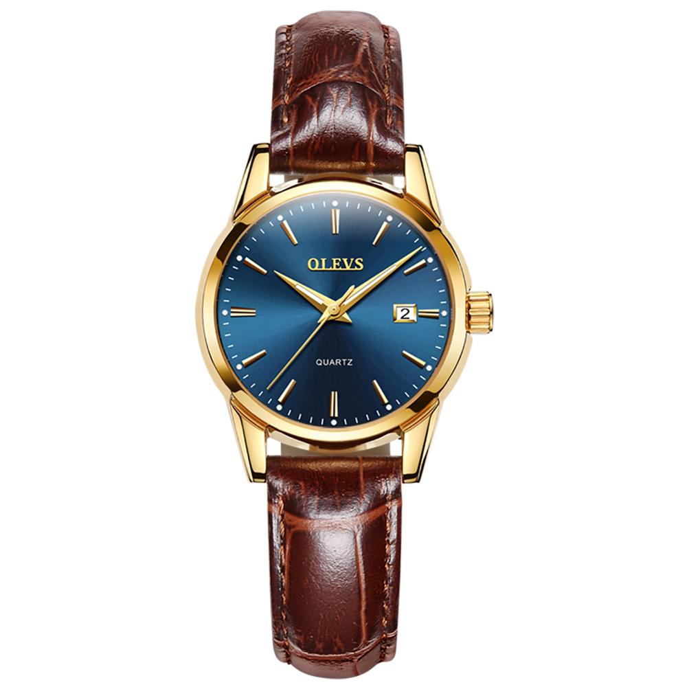 QLEVS - GENUINE LEATHER WATCH FOR WOMEN