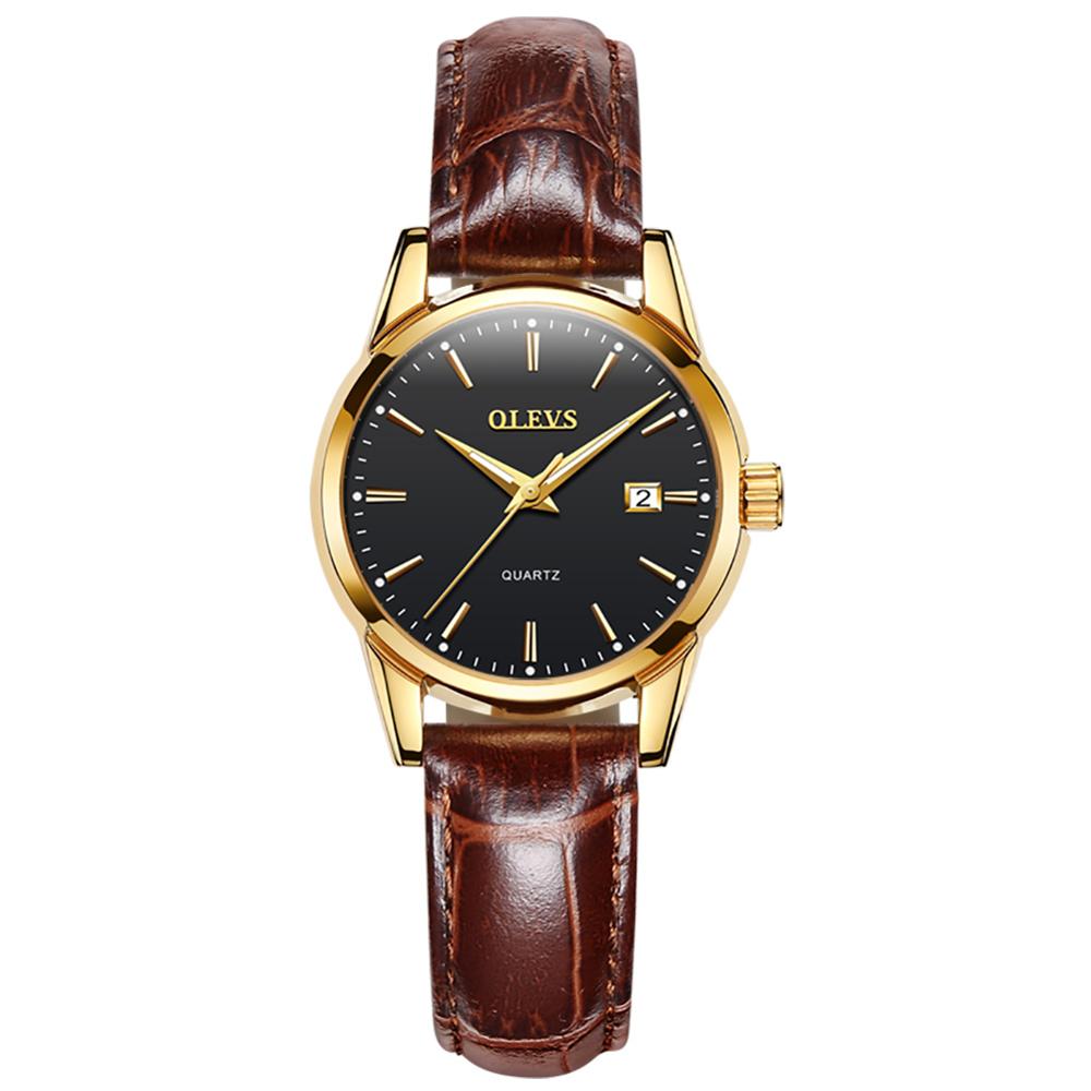 QLEVS - GENUINE LEATHER WATCH FOR WOMEN